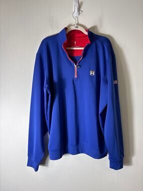 Mens Fairway & Greene Royal Green Tech Pullover Sz XL
